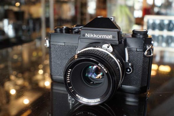 Nikon Nikkormat FT2 black + Nikkor 50mm f/2