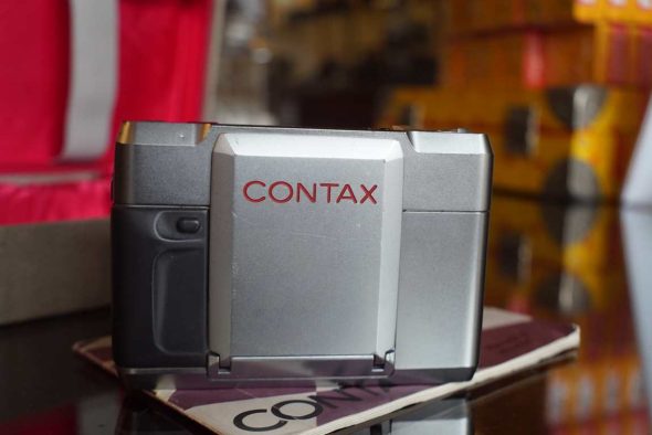 Contax T silver in case