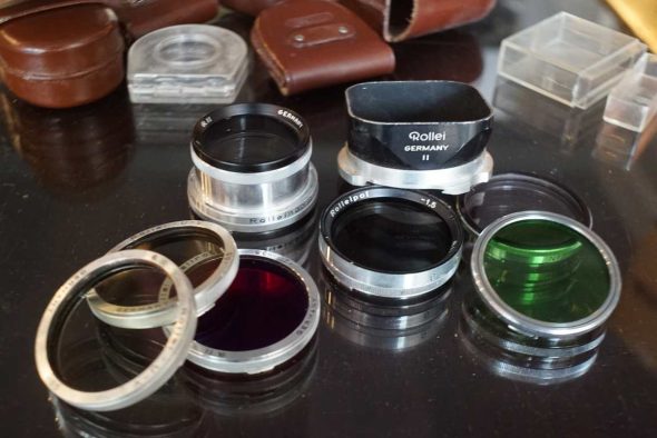 Big lot of Rolleiflex Bay II filters