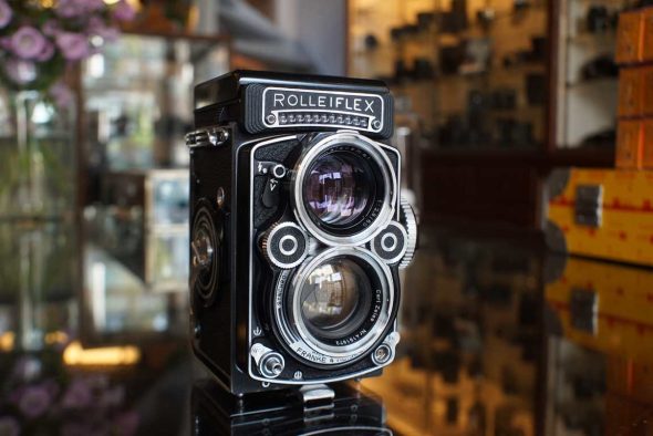 Rolleiflex 2.8F TLR camera with 80mm F/2.8 lenses, CLA