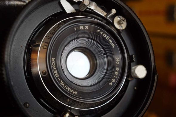 Mamiya-Sekor 65mm F/3.5 lens for Mamiya Press + Optical finder