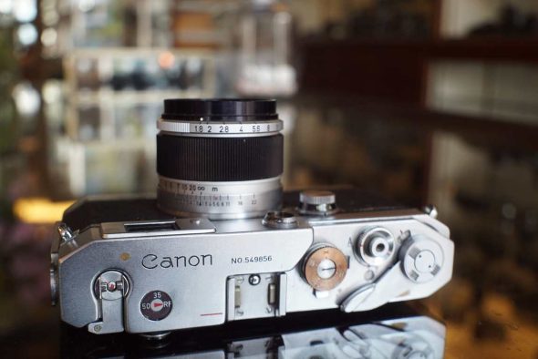 Canon Model L1 rangefinder + 50mm F/1.8 lens