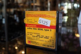 Kodak 6556 Ortho Type 3 in 35mm, 100ft bulk film, expired 1991