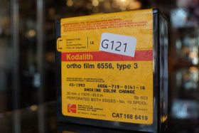 Kodak 6556 Ortho Type 3 in 35mm, 100ft bulk film, expired 1993