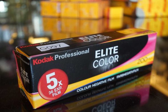 Kodak Elite Color 200 / 135-36 (5-pack), expired 2008