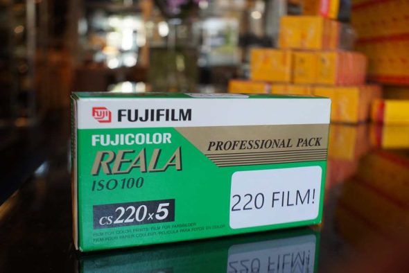 FujiFilm Reala 100 / 220 film (5-pack), expired 2006