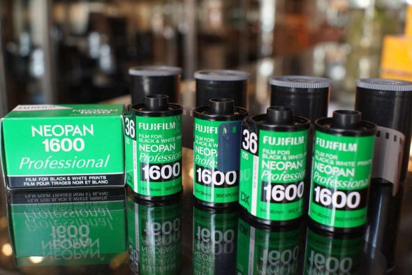 FujiFilm Neopan 1600 / 135-36, 5-pack, expired 2012