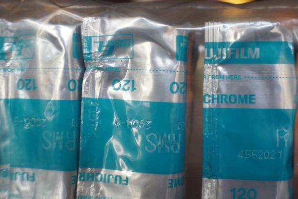 Fujichrome MS 100/1000 (RMS) slide film / 120 (5-pack), expired 2000