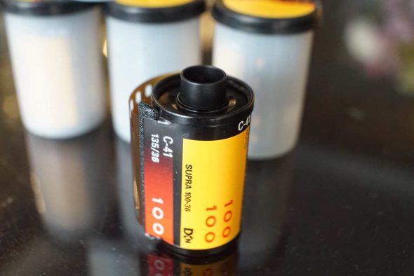 Kodak Supra 100 / 135-36 (5-pack), expired mid 2000s