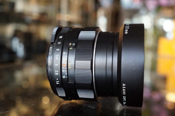 Pentax Super-Takumar 50mm F/1.4 lens for M42 mount