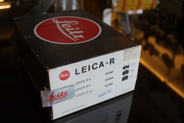 Leica R4s mod.2 body black, boxed