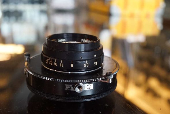 Tominon 135mm f/4.5 lens in Copal 1 press shutter, OUTLET