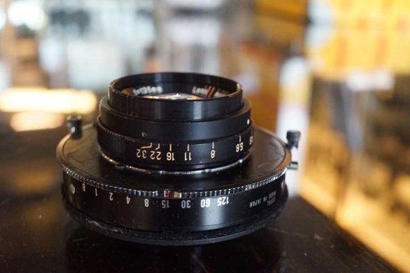 Tominon 135mm f/4.5 lens in Copal 1 press shutter, OUTLET