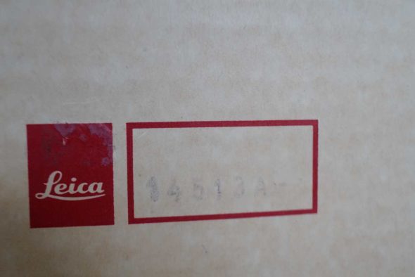 a beautiful LEICA empty box, probably for Dummy camera