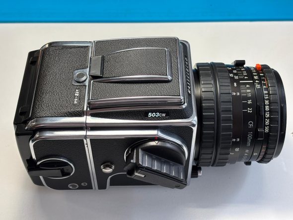 Hasselblad 503CW chrome + CFi 100mm F/3.5 Planar lens + New A12 film back