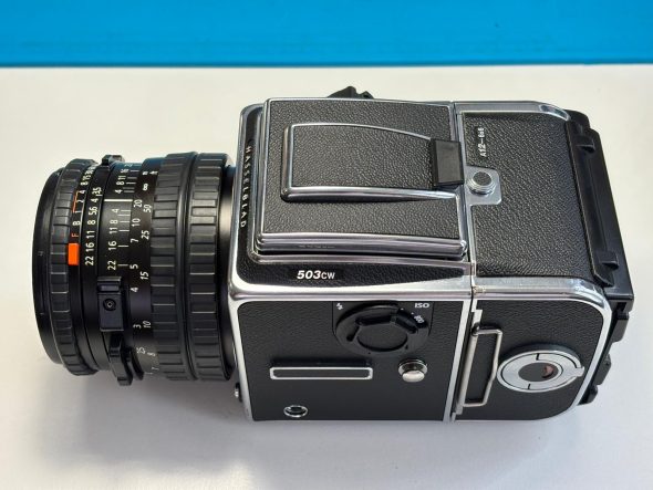 Hasselblad 503CW chrome + CFi 100mm F/3.5 Planar lens + New A12 film back