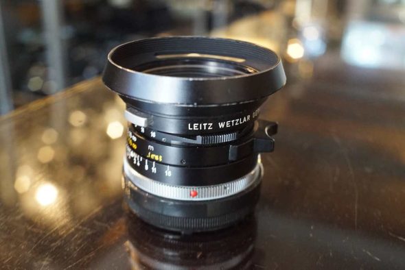 Leica Summilux 35mm F/1.4 version II black M-mount + 12504 lenshood