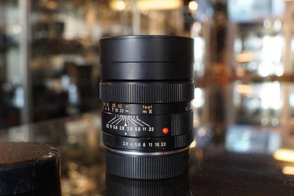 Leica Elmarit-R 90mm F/2.8 lens, 3-cam, worn