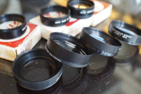 Big lot of various Leitz ELRPO macro lenses