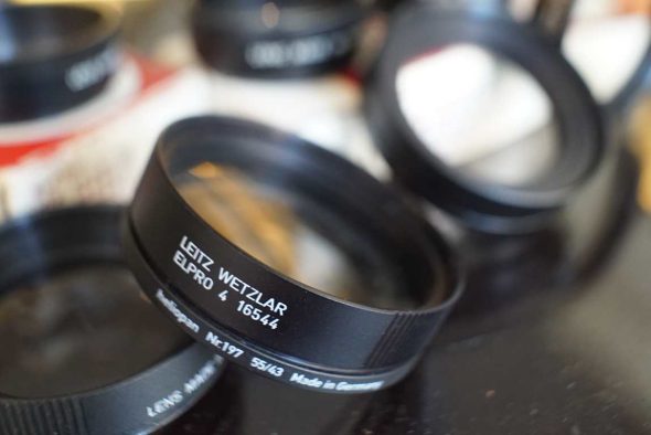 Big lot of various Leitz ELRPO macro lenses