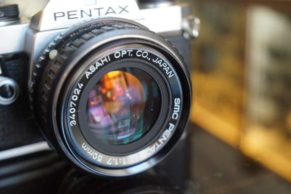 Pentax MX + SMC-M 50mm F/1.7 lens