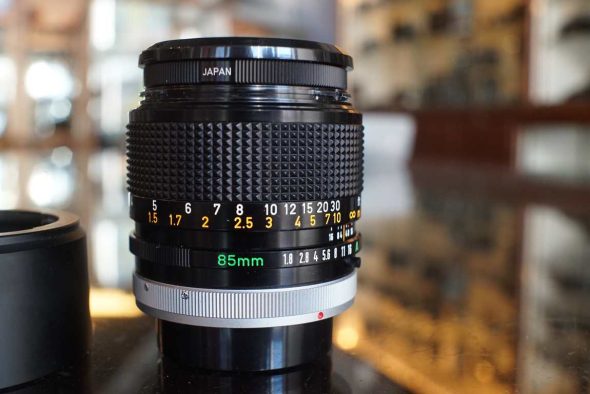 Canon lens FD 1.8 / 85mm SSC