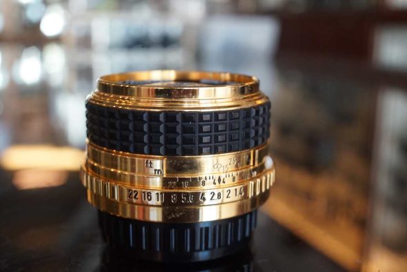 SMC Pentrax-M 50mm f/1.4 GOLD finish