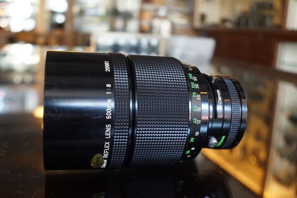 Canon Reflex 500mm f/8 Mirror FD mount lens