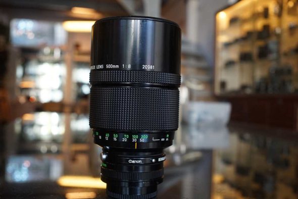 Canon Reflex 500mm f/8 Mirror FD mount lens