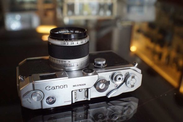 Canon V-L II rangefinder + Canon 50mm F/1.8 LTM lens