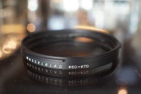 Hasselblad filter adapter B70 filter to B60 lens