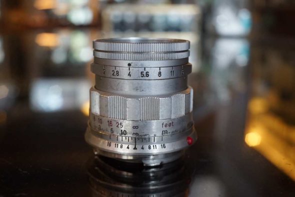 Leica Summicron 50mm F/2 rigid M-mount, worn barrel