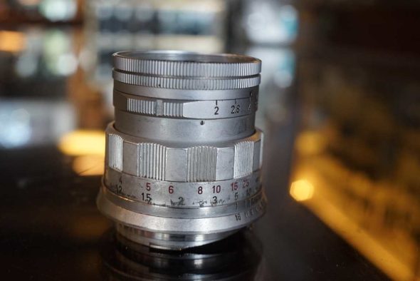 Leica Summicron 50mm F/2 rigid M-mount, worn barrel