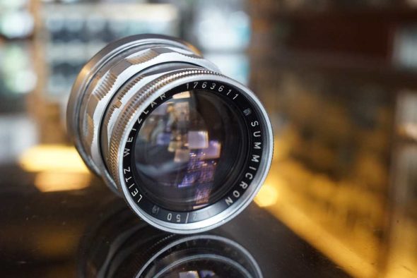 Leica Summicron 50mm F/2 rigid M-mount, worn barrel