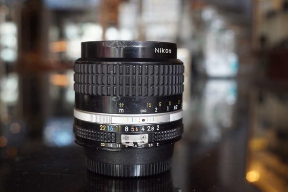 Nikon Nikkor 35mm F/2 AI-S lens, worn/ugly