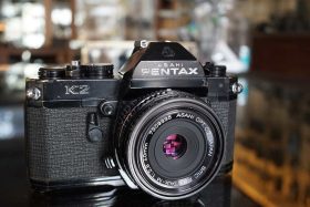 Pentax K2 Black kit w/ SMC-M 40mm f/2.8 Pancake lens