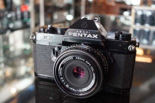 Pentax K2 Black kit w/ SMC-M 40mm f/2.8 Pancake lens