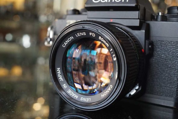 Canon NEW F-1 with AE prism + FD 50mm F/1.2 lens kit