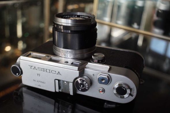 Yashica Nicca YF rangefinder + Yashinon 1:1.8 / 5cm lens