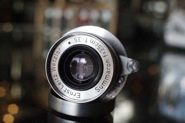 Leica Leitz Summaron 35mm F/3.5 LTM lens chrome