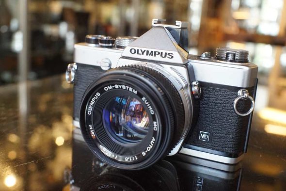 Olympus OM-1n kit w/ 50mm f/1.8 lens