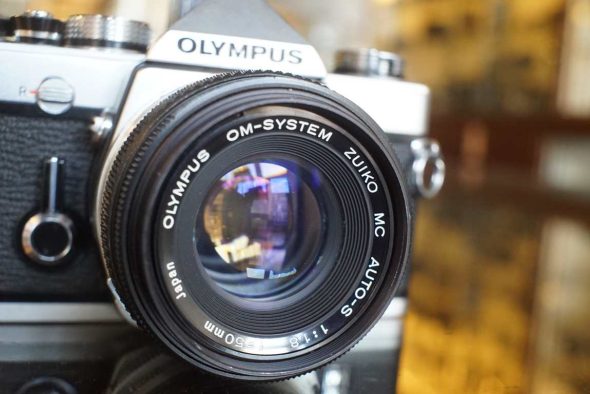 Olympus OM-1n kit w/ 50mm f/1.8 lens