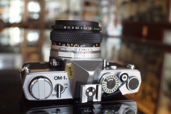 Olympus OM-1n kit w/ 50mm f/1.8 lens