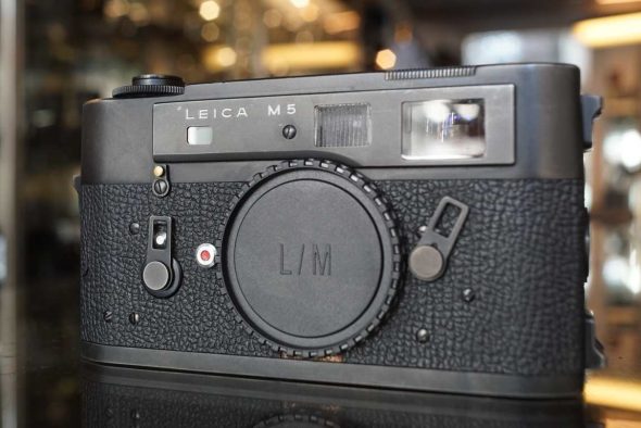 Leica M5 black 3-lug body, recent service