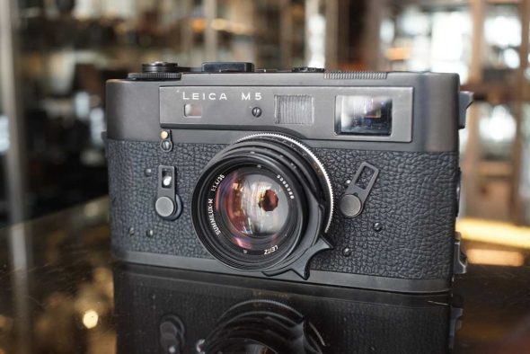 Leica M5 black 3-lug body, recent service