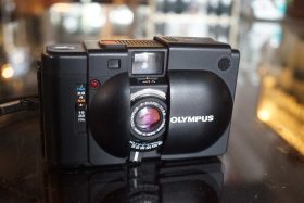 Olympus XA w/ 35mm f/2.8 compact rangefinder + A11 flash