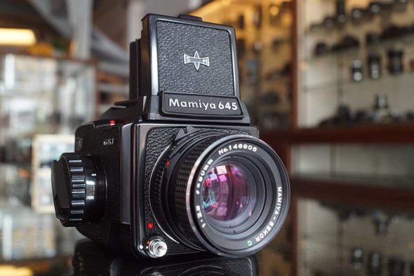 Mamiya 645J WLF kit with 80mm F/2.8 lens