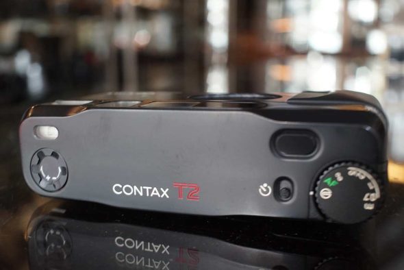 Contax T2 black paint point&shoot, boxed