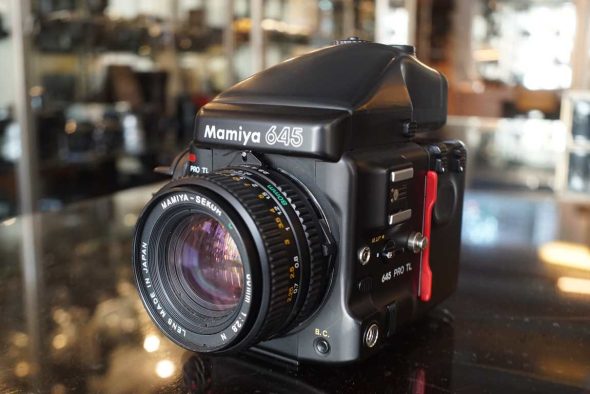 Mamiya 645 Pro TL + AE Prism kit w/ Sekor 80mm F/2.8 N lens