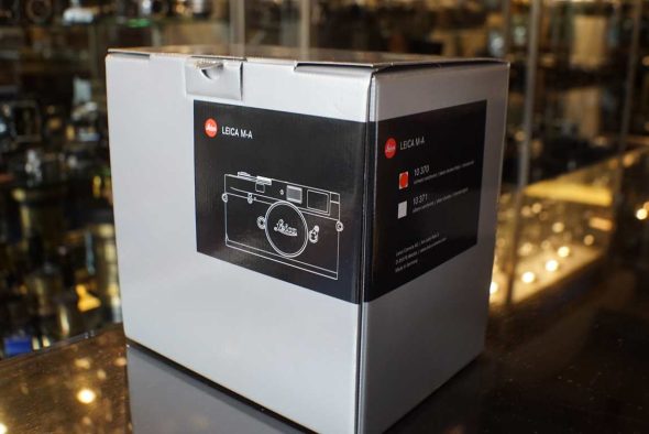 Leica 10370 M-A (TYP 127) black chrome body, boxed (March ’22)